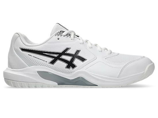 Asics Gel-Dedicate 9 Men WIDE (2E) [White/Black]