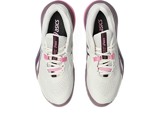 Asics Gel-Resolution X Women WIDE [Soft Oat/Dark Aubergine]