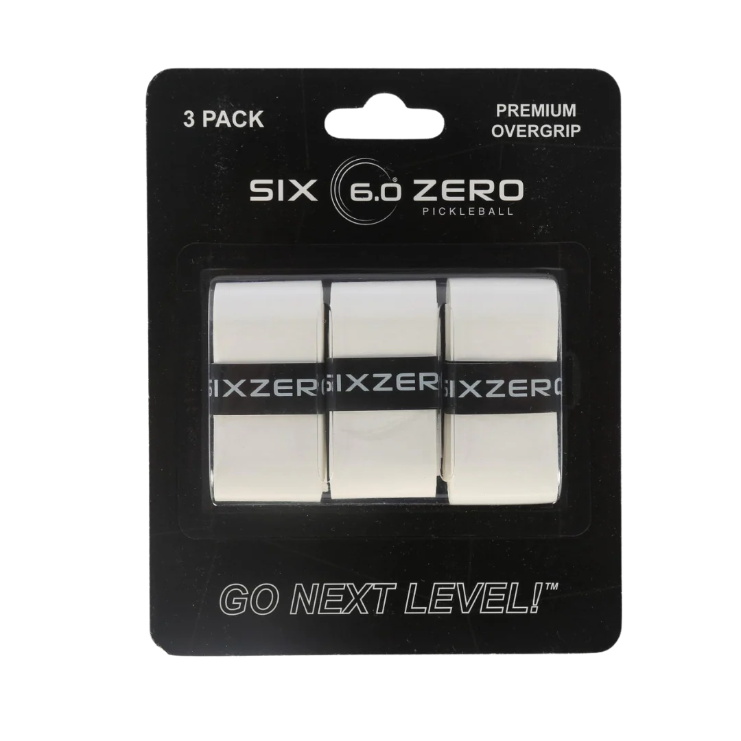 Six Zero 高级拍柄吸汗带 3 件装
