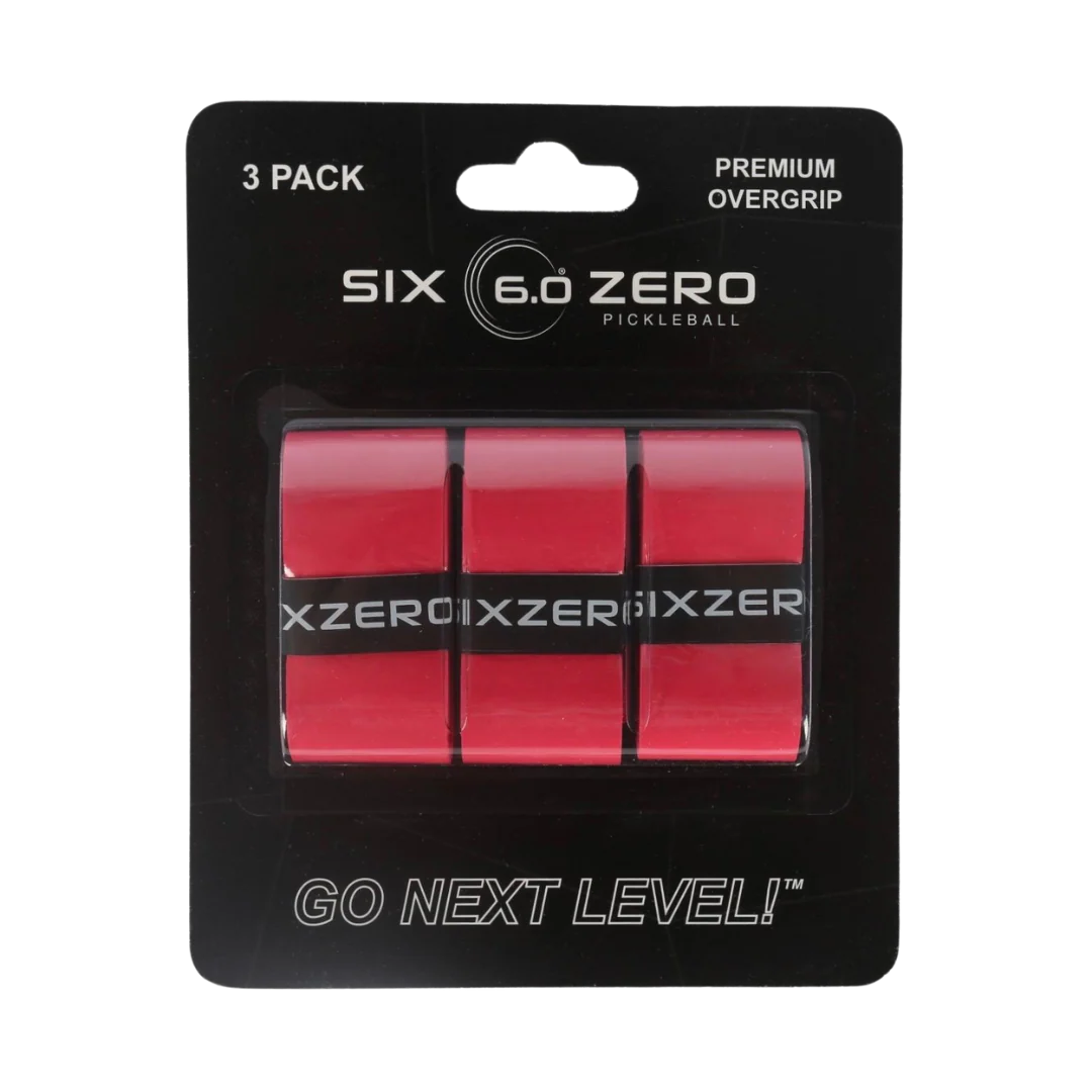 Six Zero 高级拍柄吸汗带 3 件装