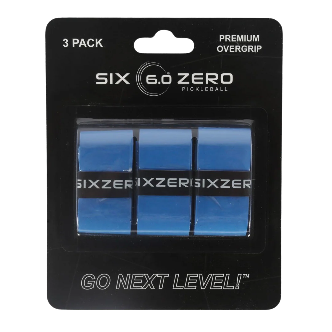 Six Zero 高级拍柄吸汗带 3 件装