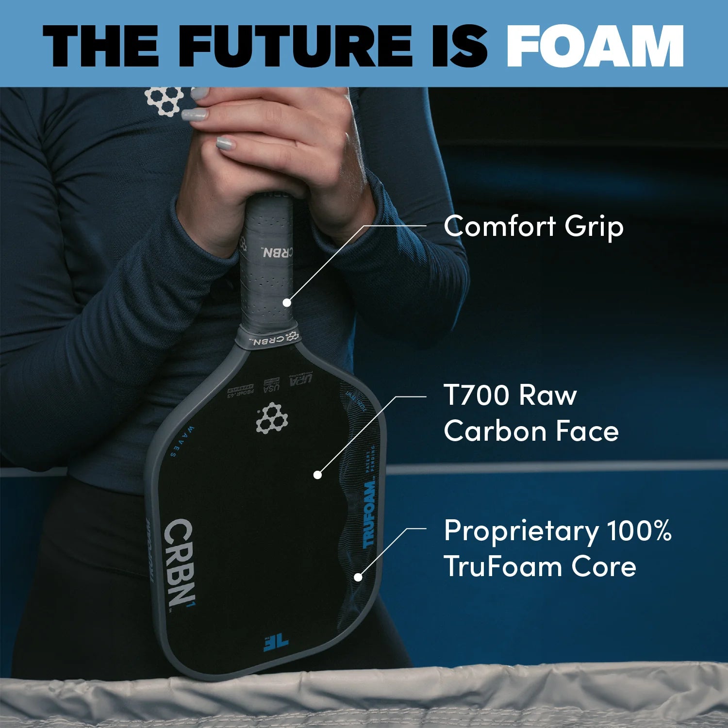 CRBN¹ TruFoam Waves (Elongated w/ Long Handle)