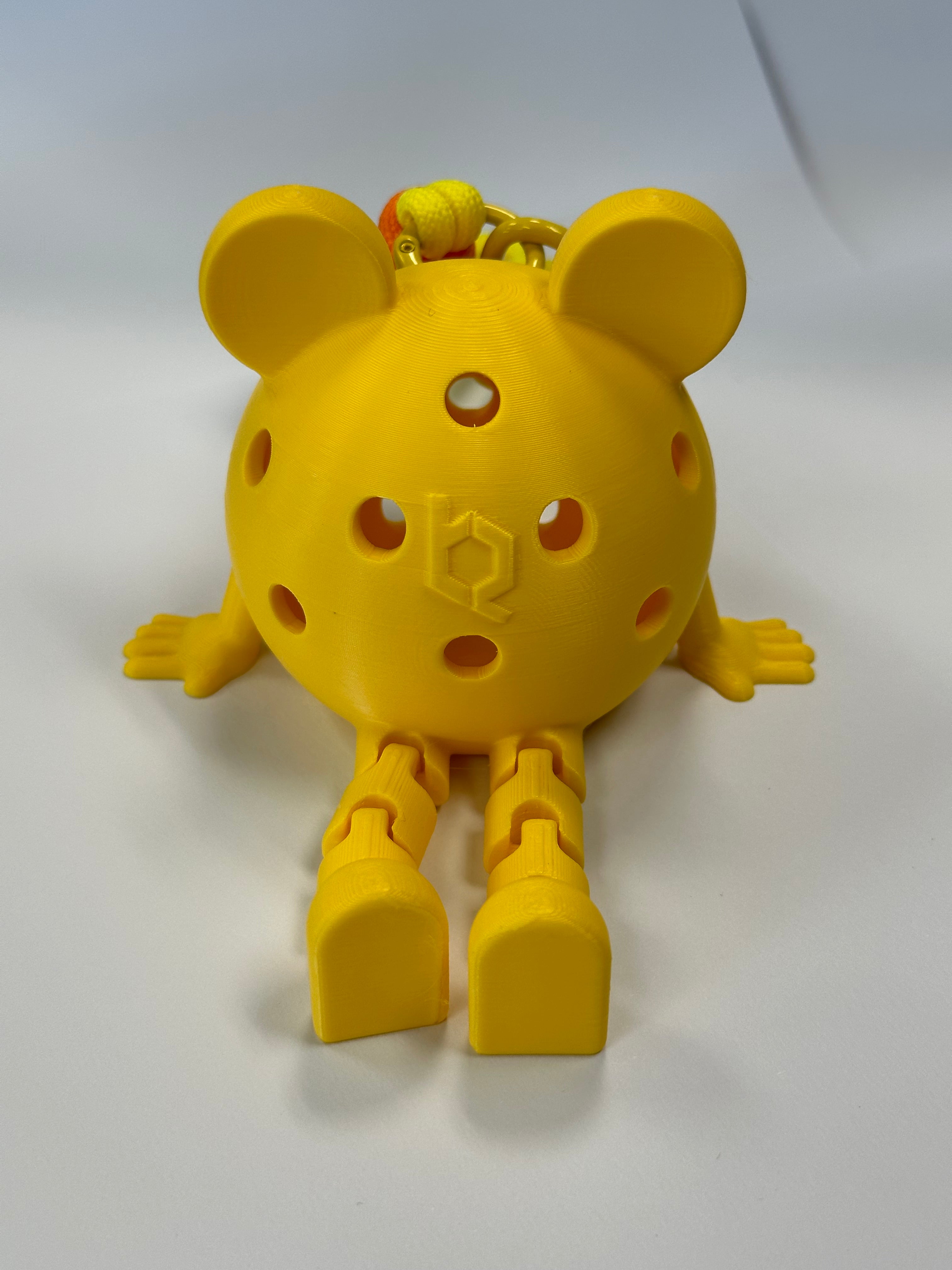 Pickleball Pip – 3D Printed Articulated Pickleball Mascot & Keychain