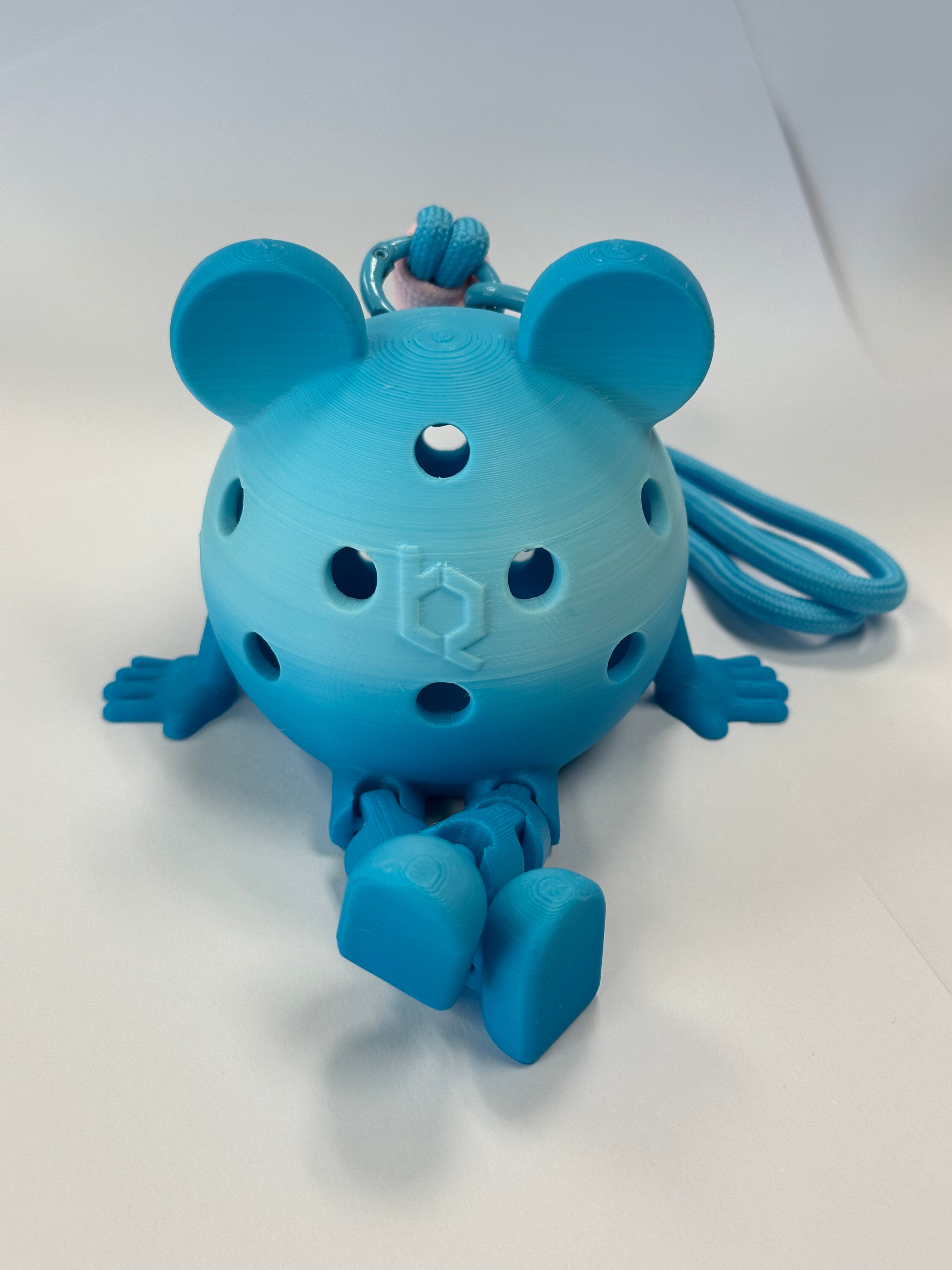 Pickleball Pip – 3D Printed Articulated Pickleball Mascot & Keychain