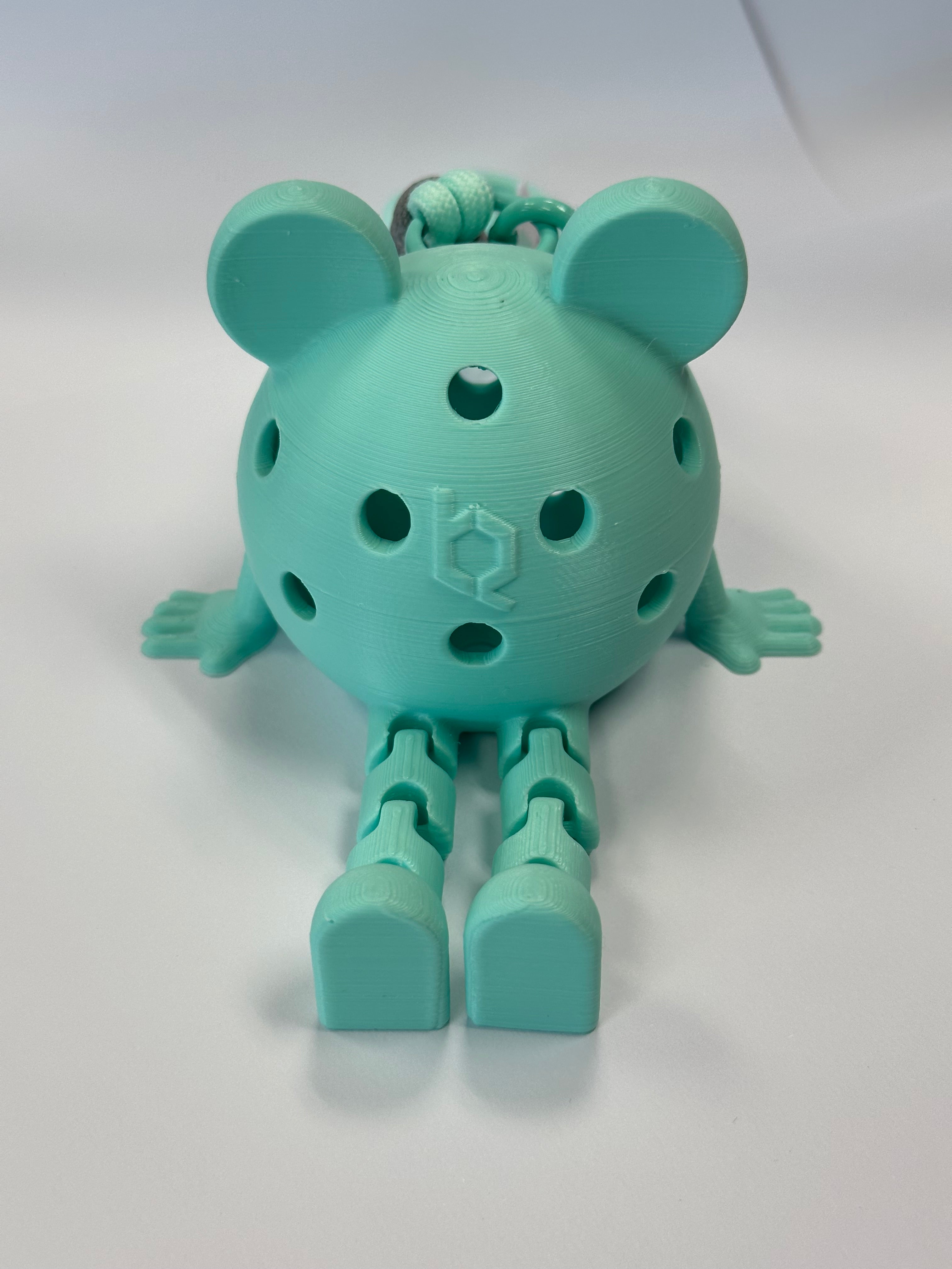 Pickleball Pip – 3D Printed Articulated Pickleball Mascot & Keychain