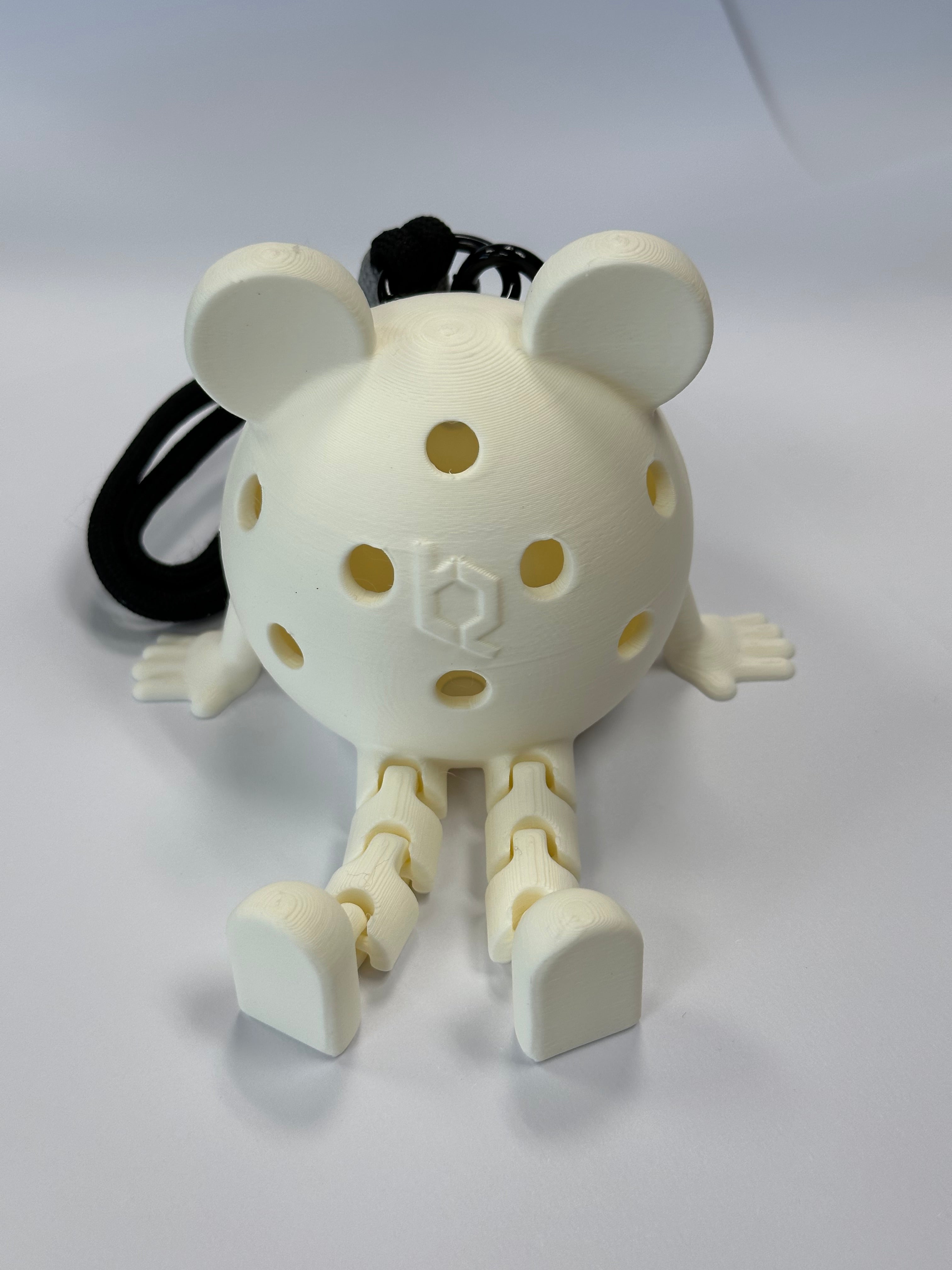 Pickleball Pip – 3D Printed Articulated Pickleball Mascot & Keychain