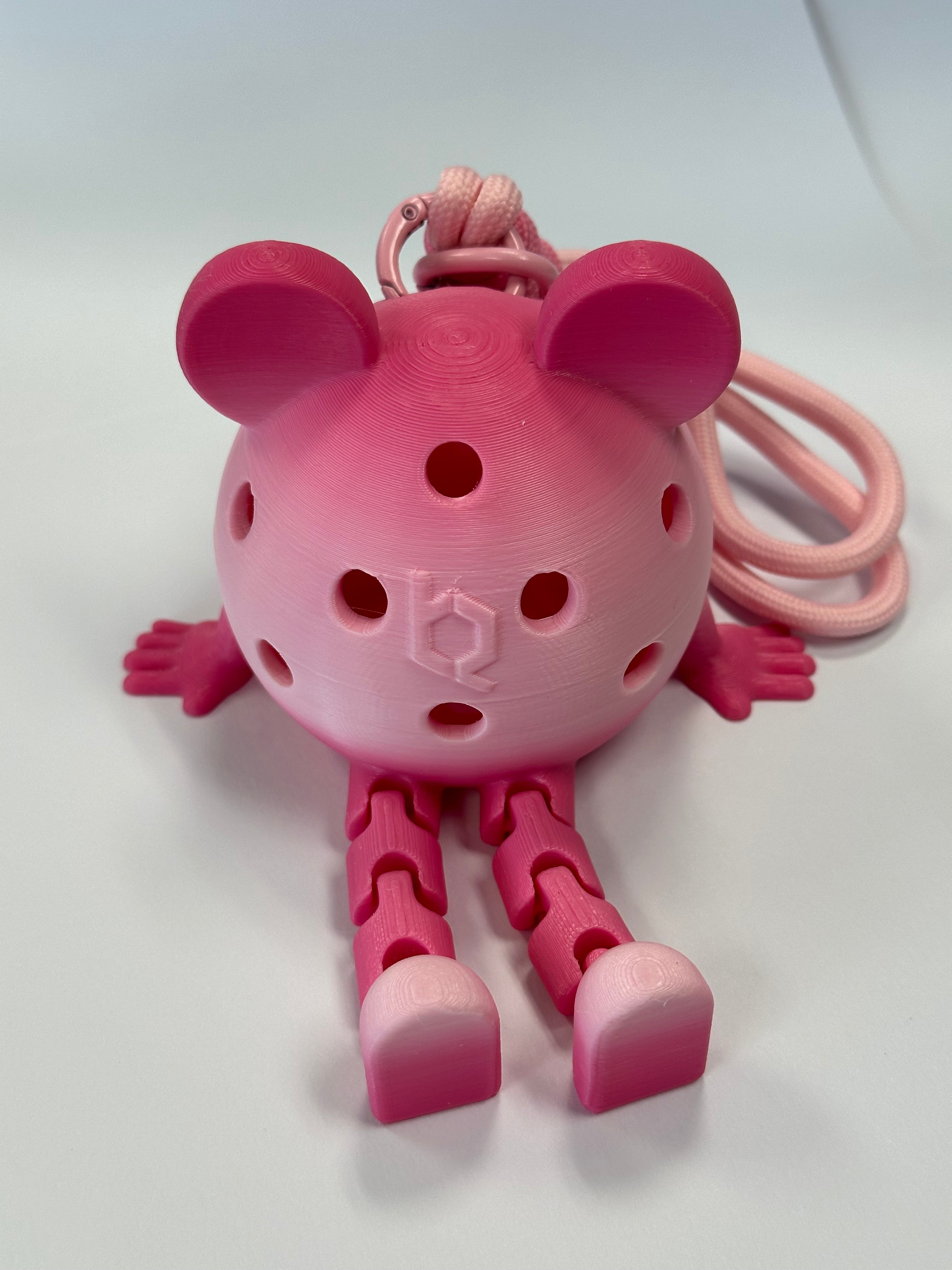 Pickleball Pip – 3D Printed Articulated Pickleball Mascot & Keychain