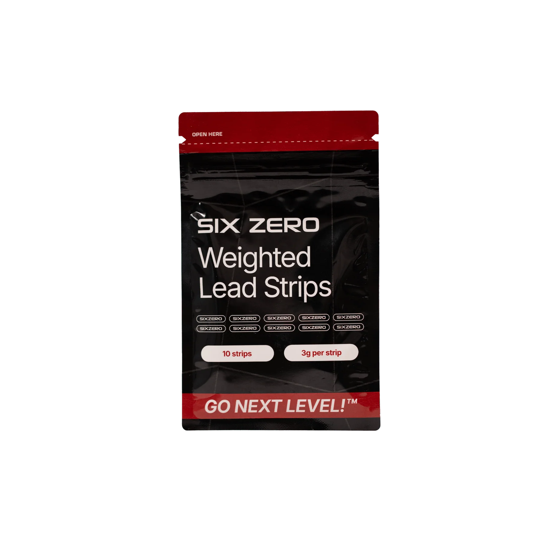 Six Zero Weighted Lead Strips