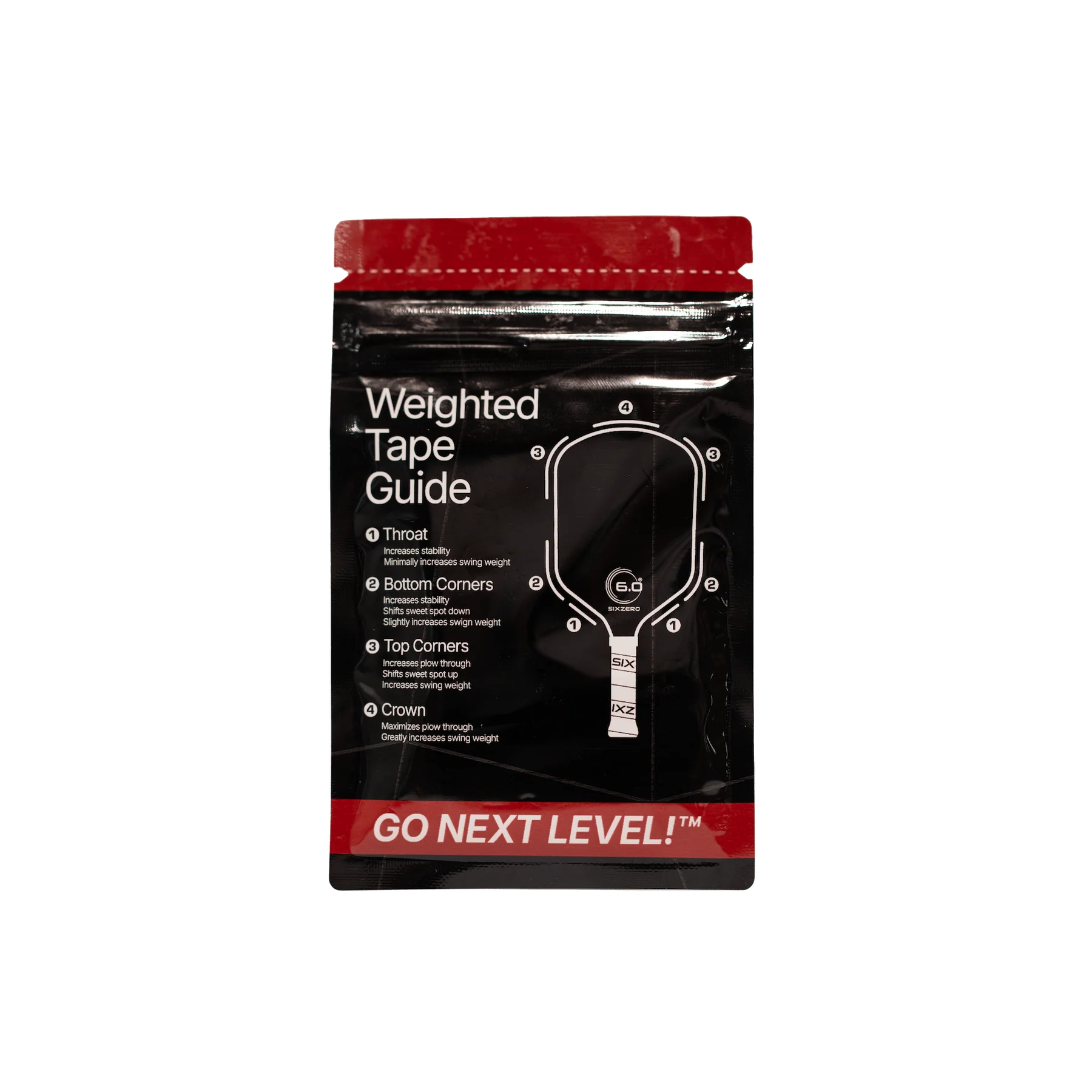 Six Zero Weighted Lead Strips 10pcs pack