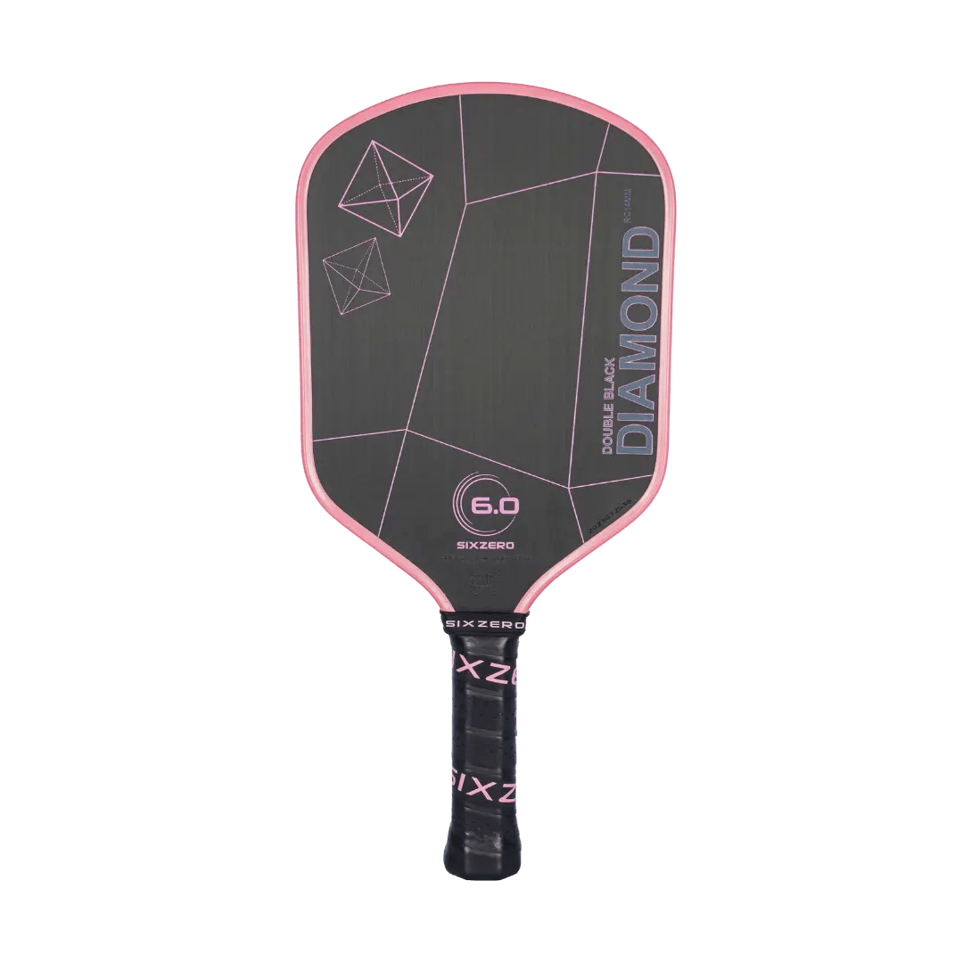 Six Zero Pickleball Paddles 16mm / Pink Edgeguard Six Zero Double Black Diamond Control